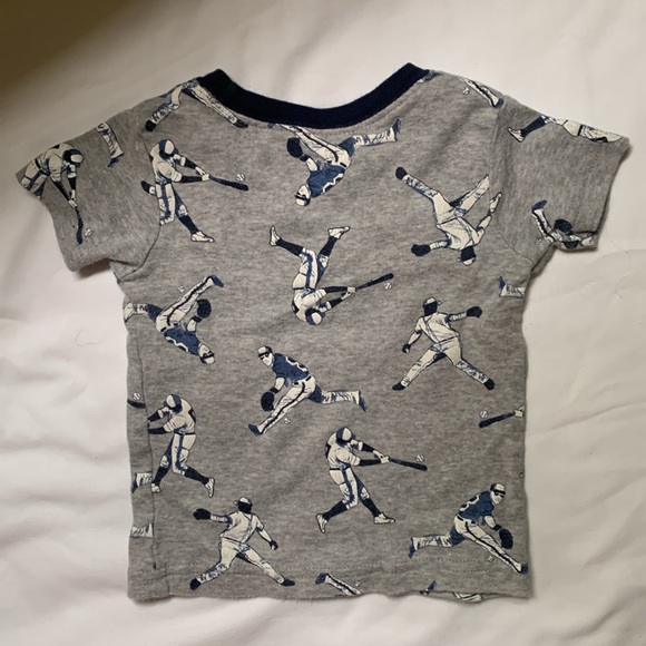 Carter’s 12 month baseball theme, pajamas - Picture 9 of 10